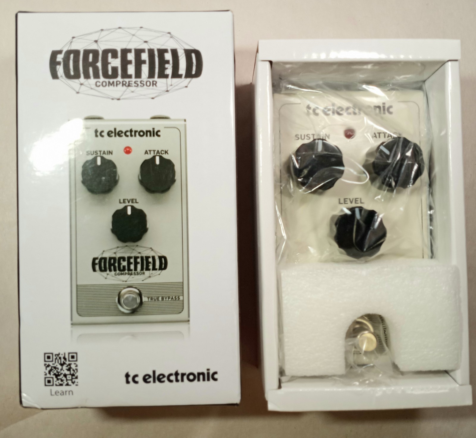 TC Electronic Forcefield Compressor Sustainer True Bypass Guitar Effect Pedal