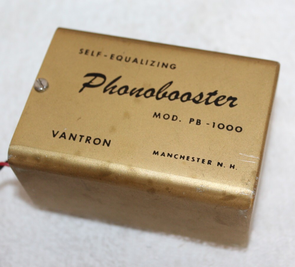 Vantron PB-1000 Self Equalizing Phono Booster Preamp in Box ~ Phonobooster