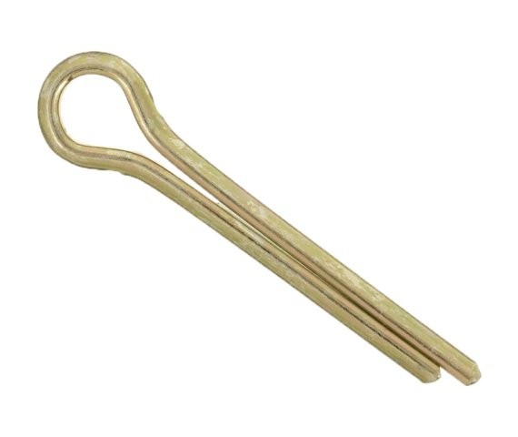 Cotter Pin 7/16 x 3 Carbon Steel Zinc Yellow (20 Pieces)