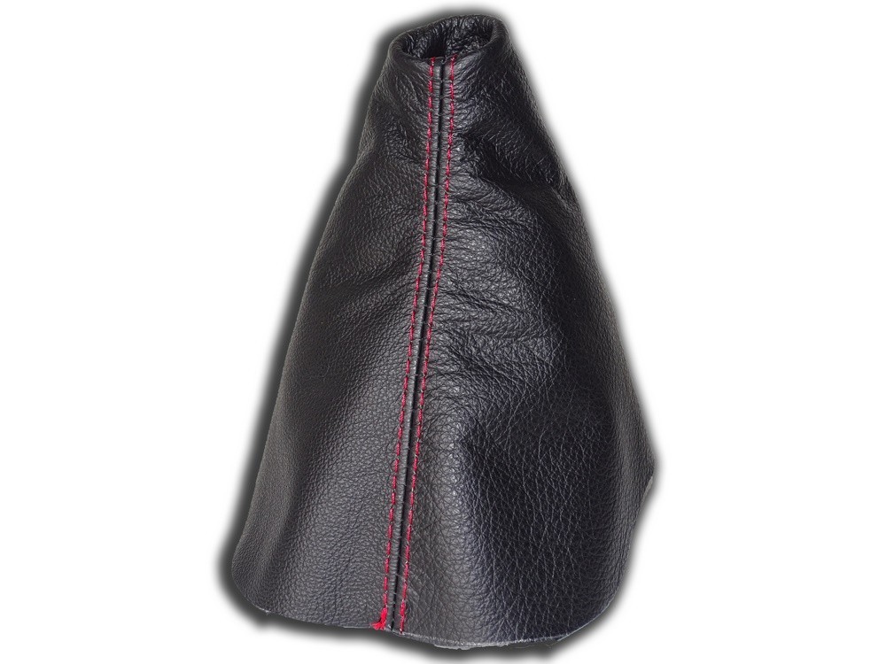 Shift Boot For Jeep Patriot 2007-15 Leather Red Stitching