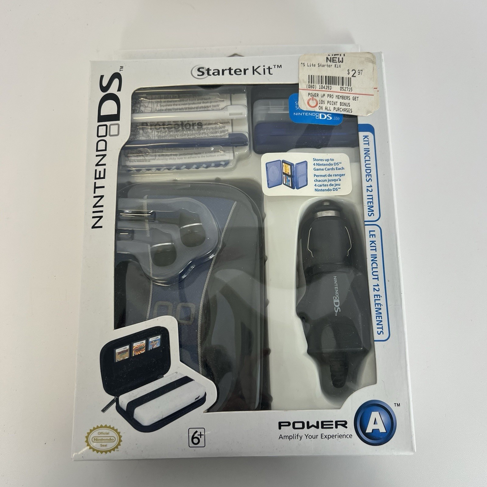 Nintendo DS Starter Kit by Power A 12 items Sealed in Box