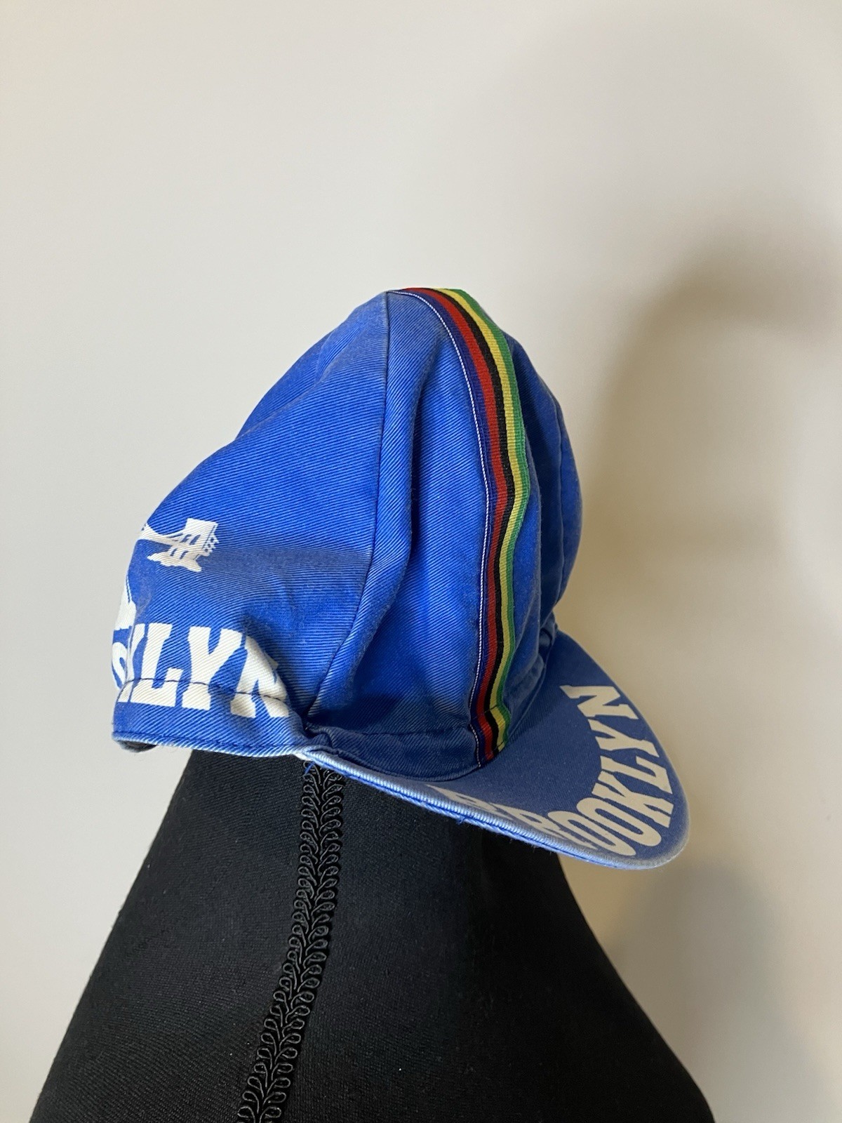 Blue Brooklyn Bike Cap