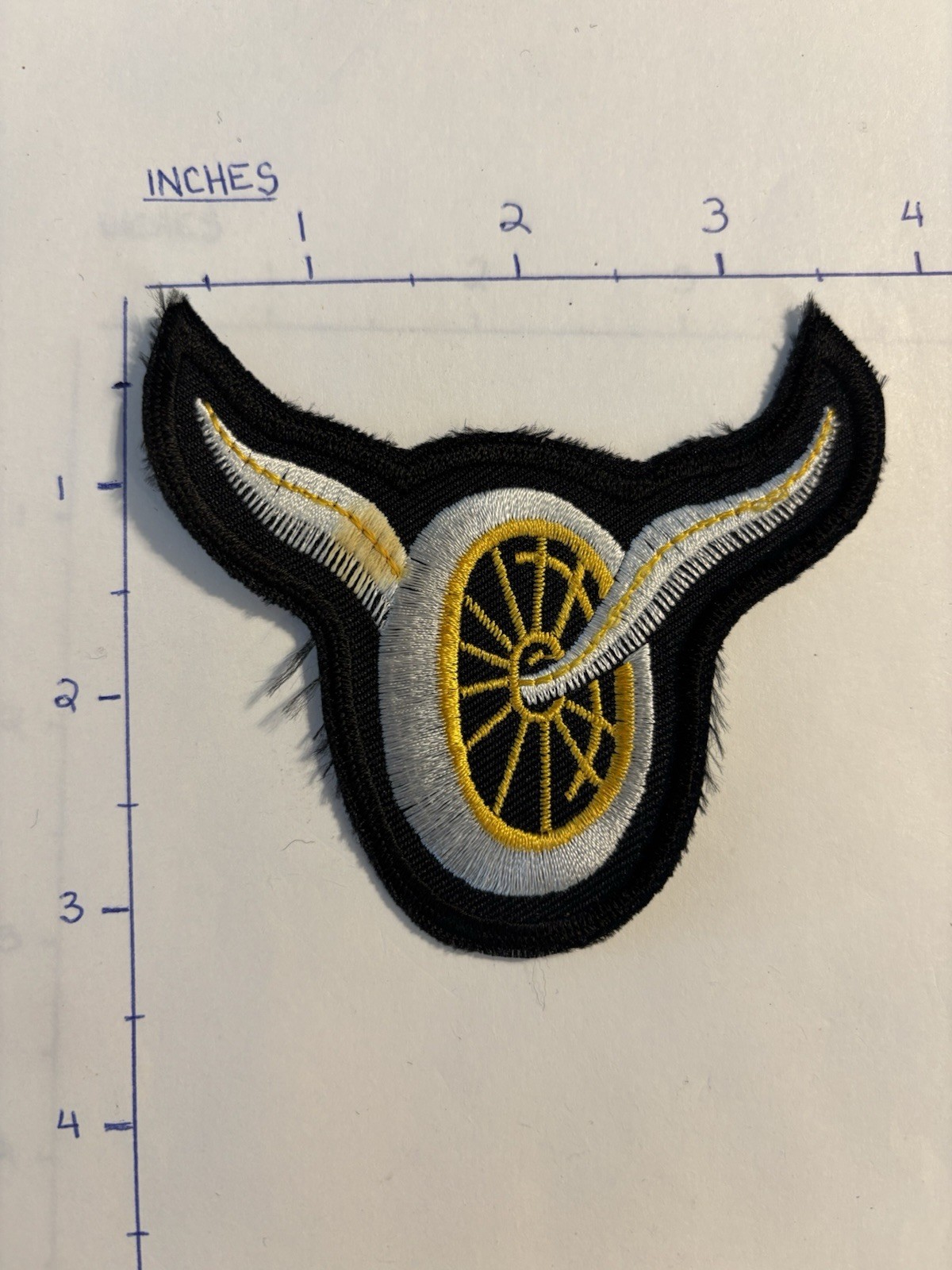Department Motorcycle Traffic Wings & Wheel Patch