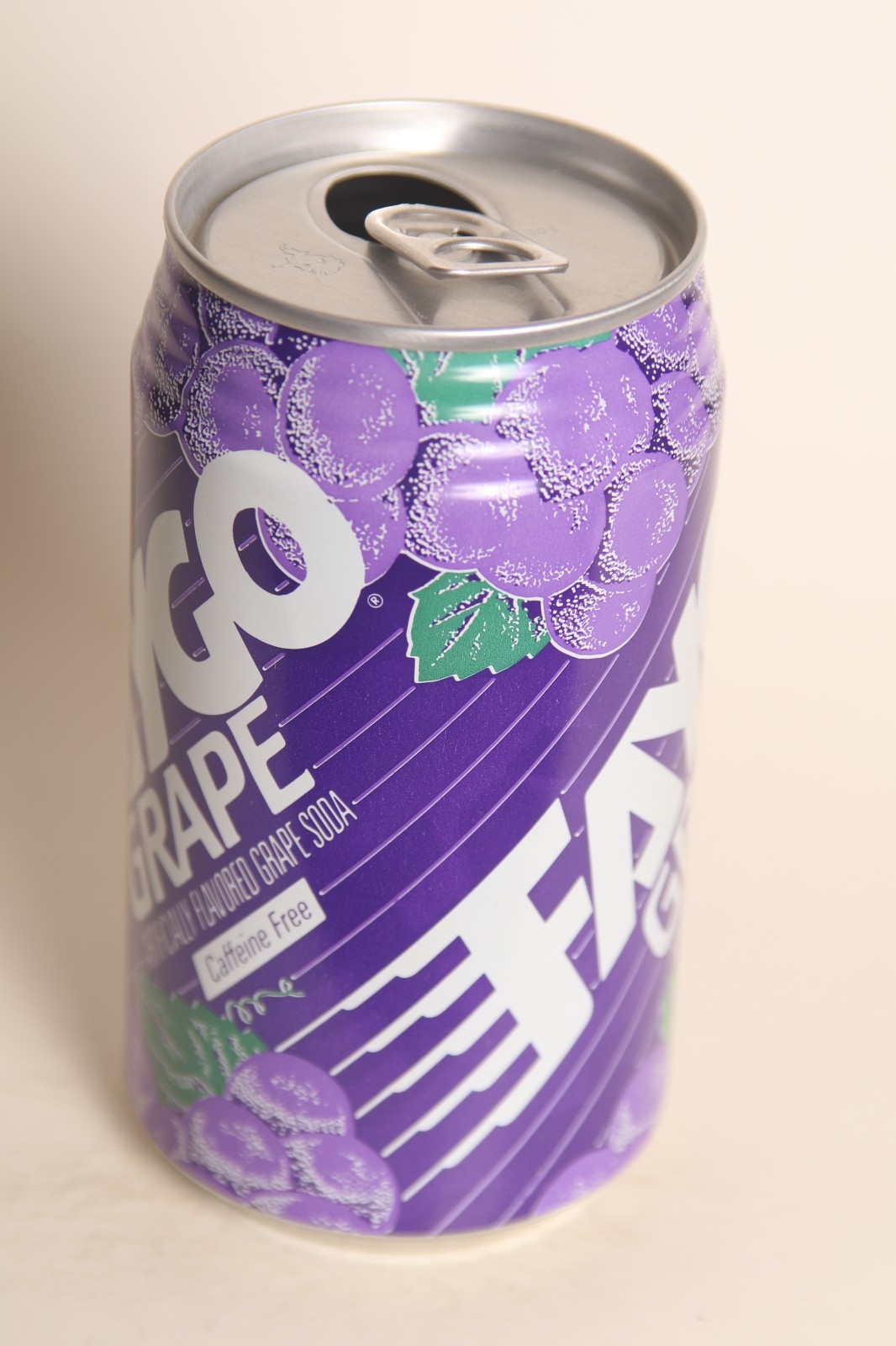 Faygo Grape soda can