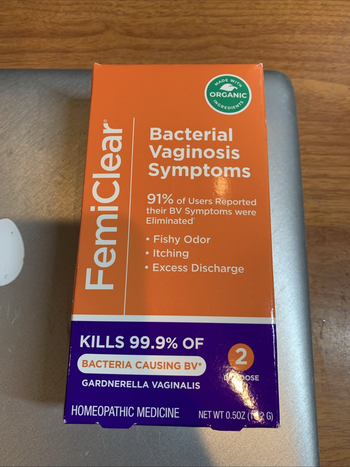 FemiClear 2-Day Dose Bacterial Vaginosis Ointment