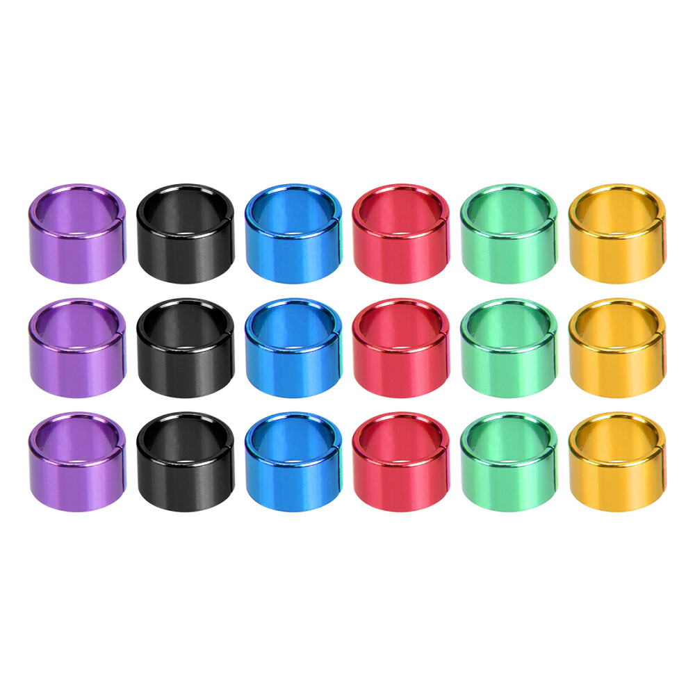 18pcs Pigeons Rings Bird Ring Leg Bands Aluminum Pigeon Foot Bands Multi-Colour
