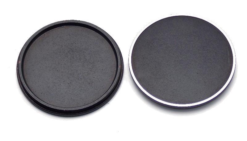 Two 55mm 55 Screw in Metal Front Lens Cap Sonia Brand NEW