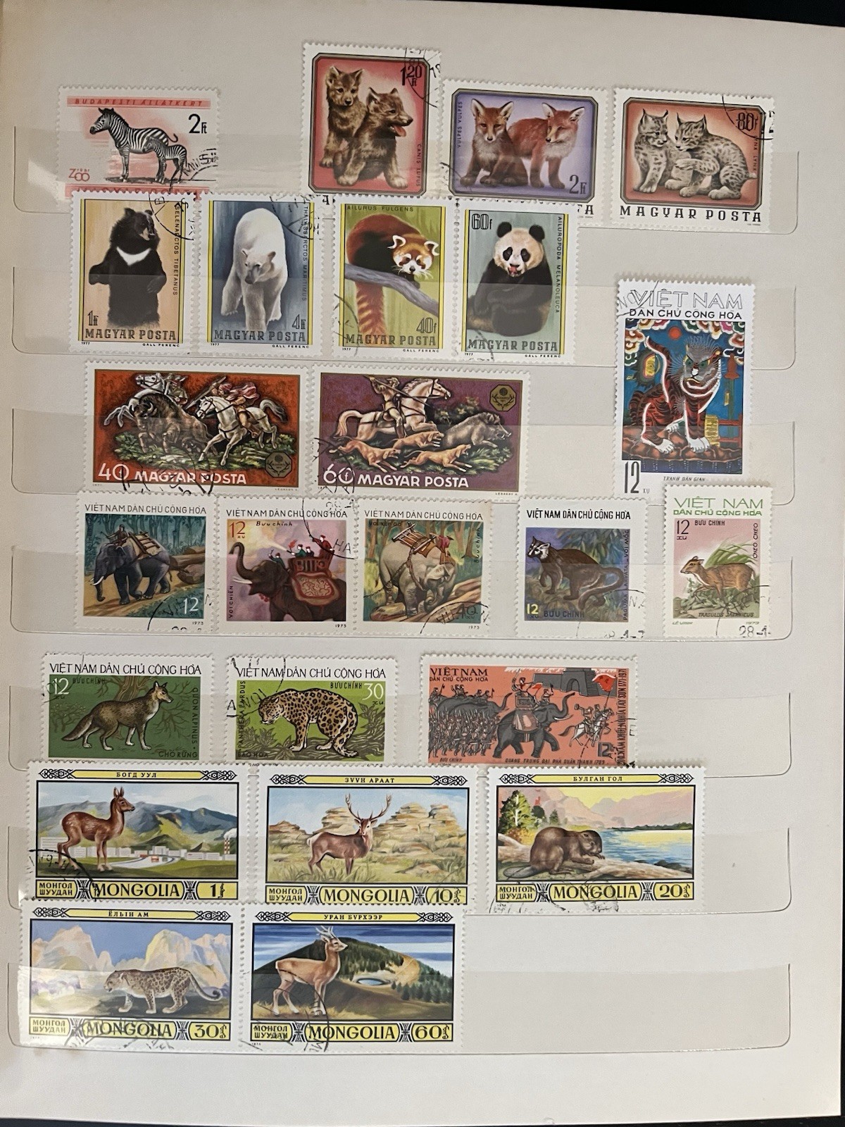 Worldwide Valuable Stamp Collection Album Various Countries Used