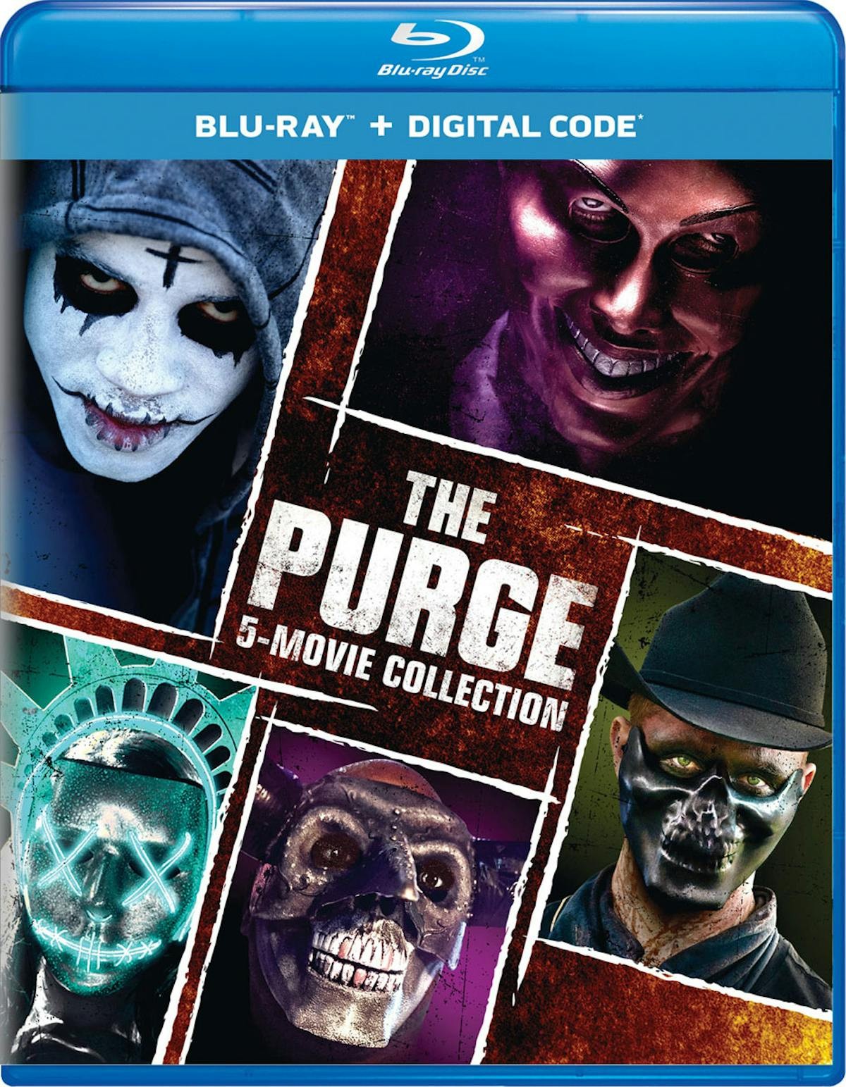 The Purge 5-movie Collection Blu-ray Ethan Hawke NEW