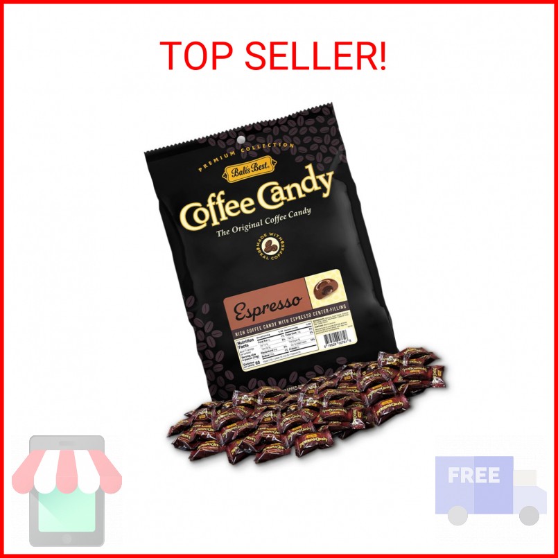 Bali's Best Espresso Candy, 2.2 Pound Bag, Individually Wrapped Hard Candy with