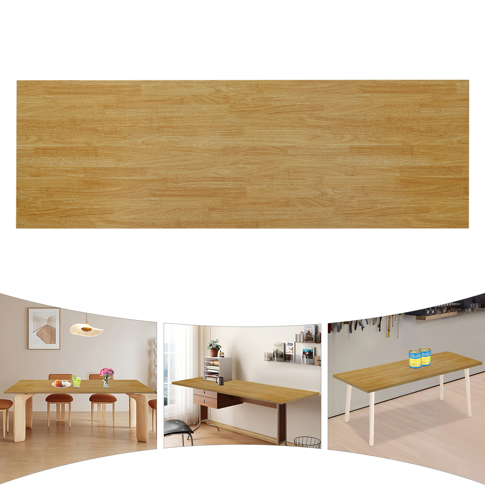 Tabletop, Rectangular Countertop, Countertop??Adjustable table top 60x180x3.5cm