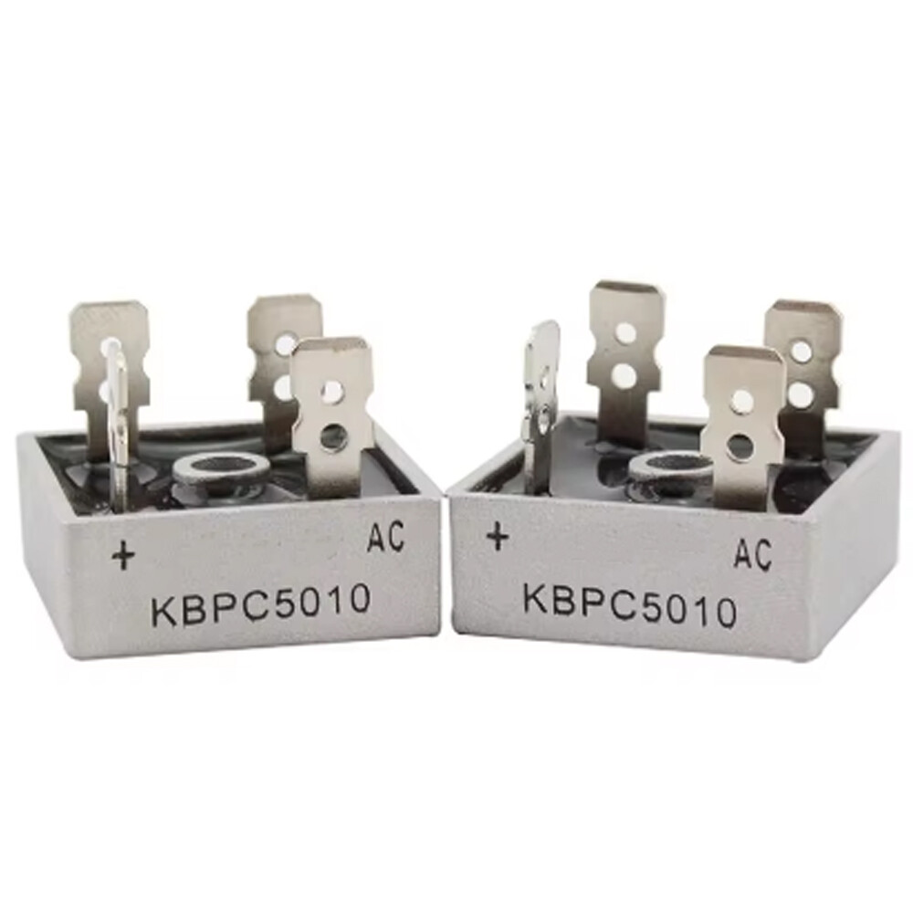 10/20Pcs 1000V 50A Metal Case Single Phase Diode Bridge Rectifier KBPC5010 US