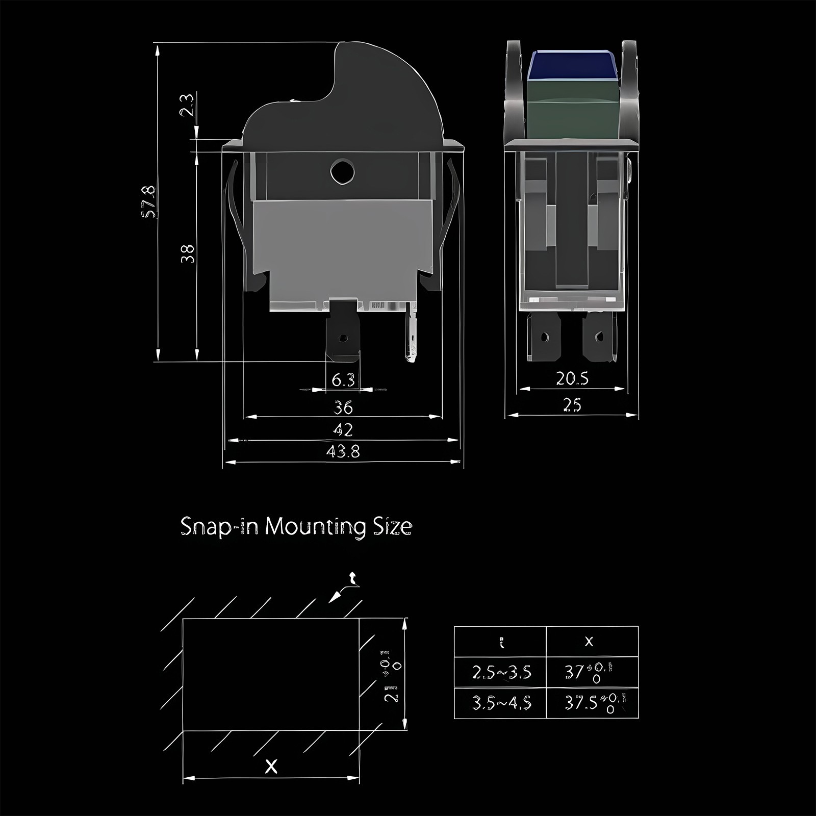 For DIY Projects Power Tool Switch Table Saw Switch Flame Retardant Housing