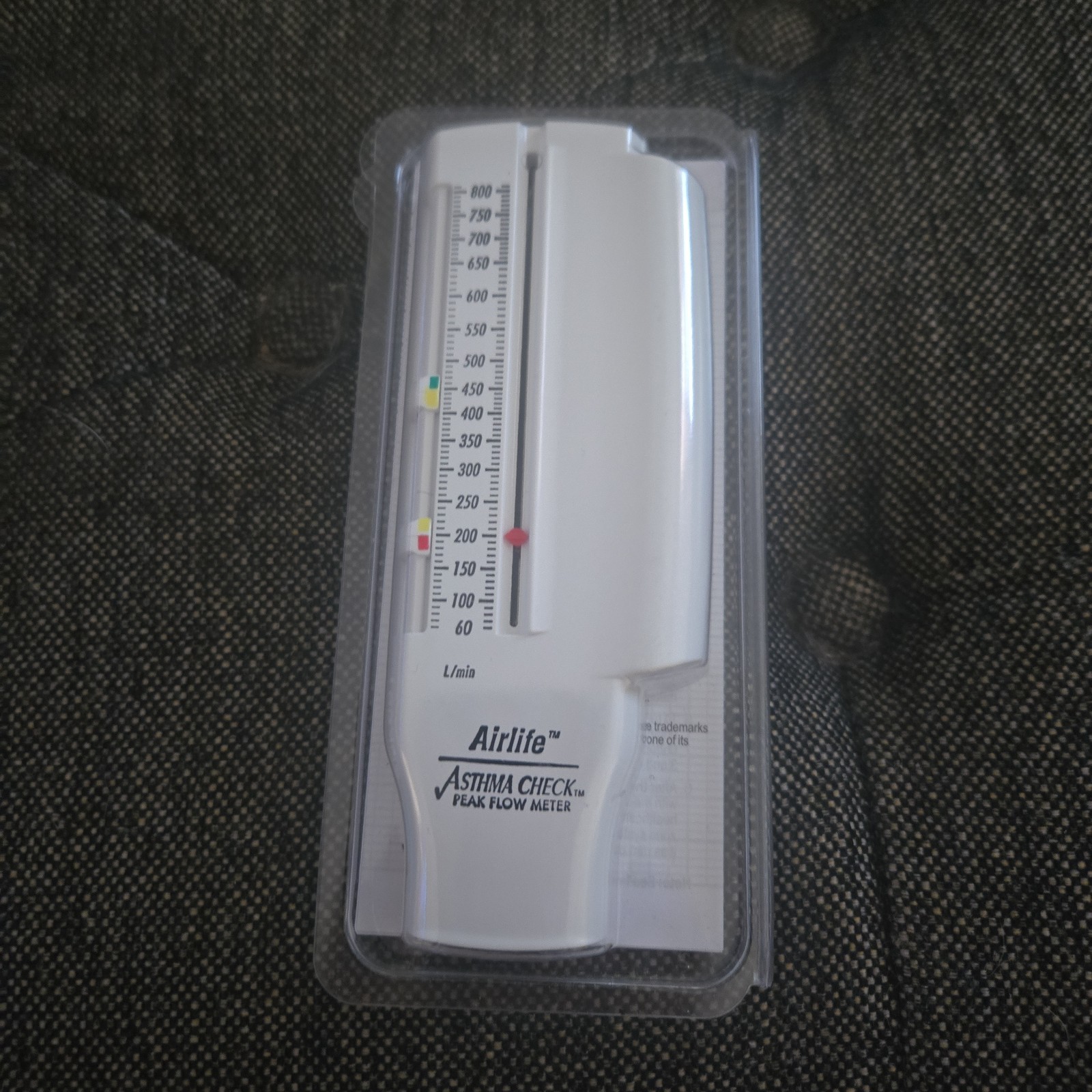 CareFusion 002068, Airlife, Asthma Check Peak Flow Meter, 1 Each