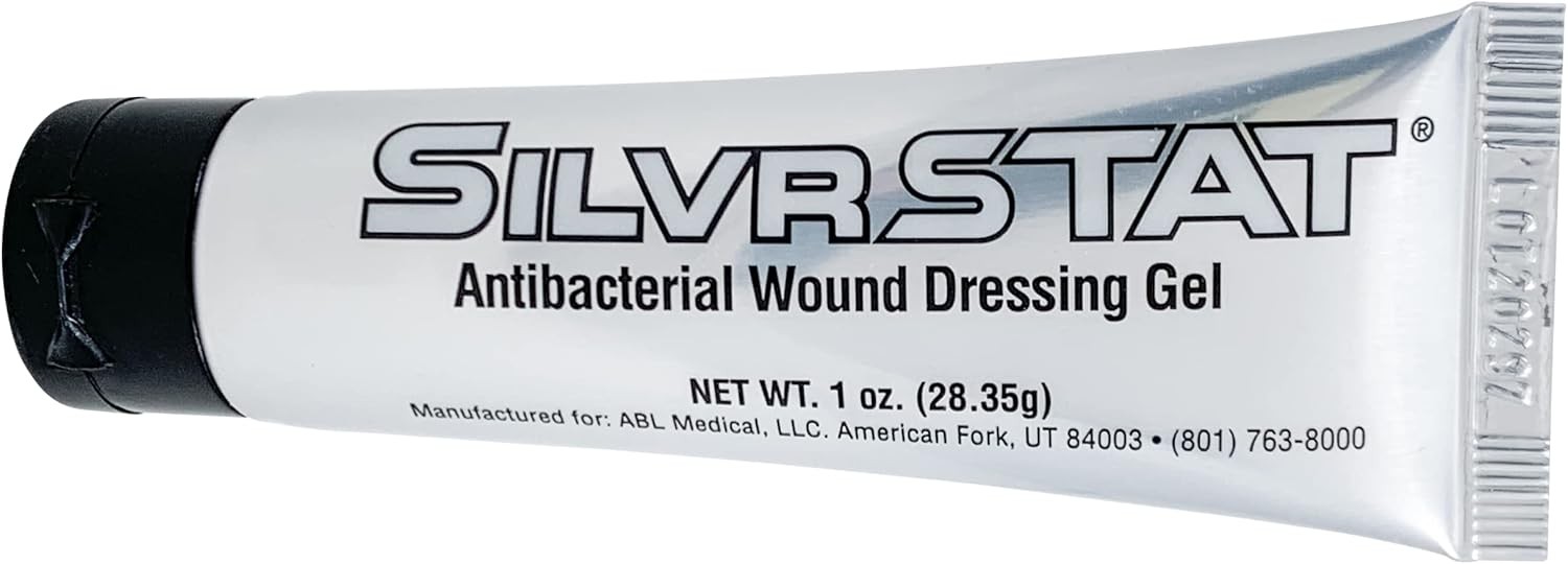First Aid Kit Gel | 32 PPM Silver Healing Wound Dressing | 1 Ounce