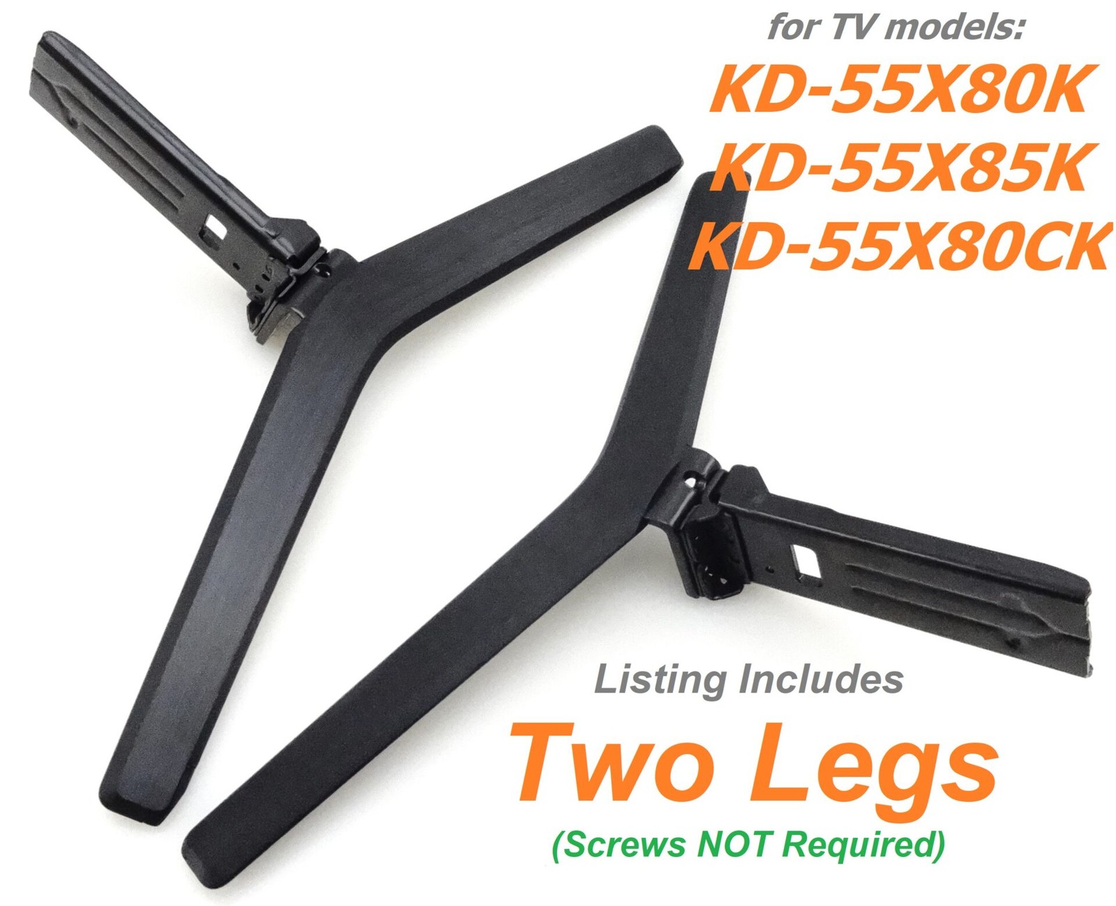 Sony KD-55X80K KD-55X85K KD-55X80CK TV Stand Legs | USED
