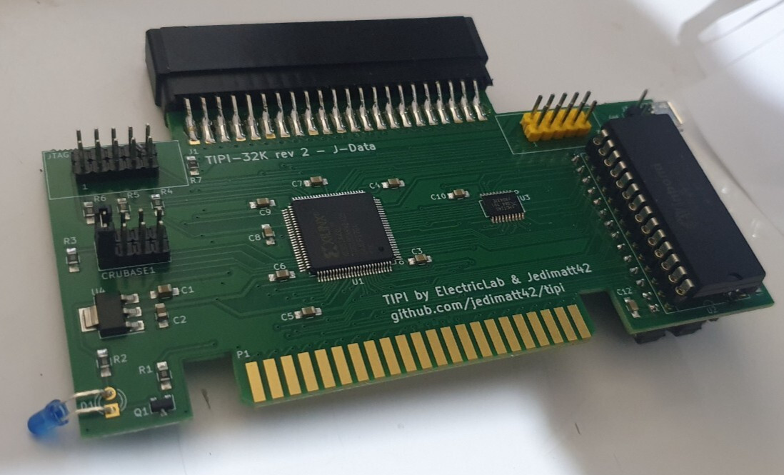 TI-99/4A TIPI with 32K RAM Expansion - Complete Kit with 3D Printed Case US