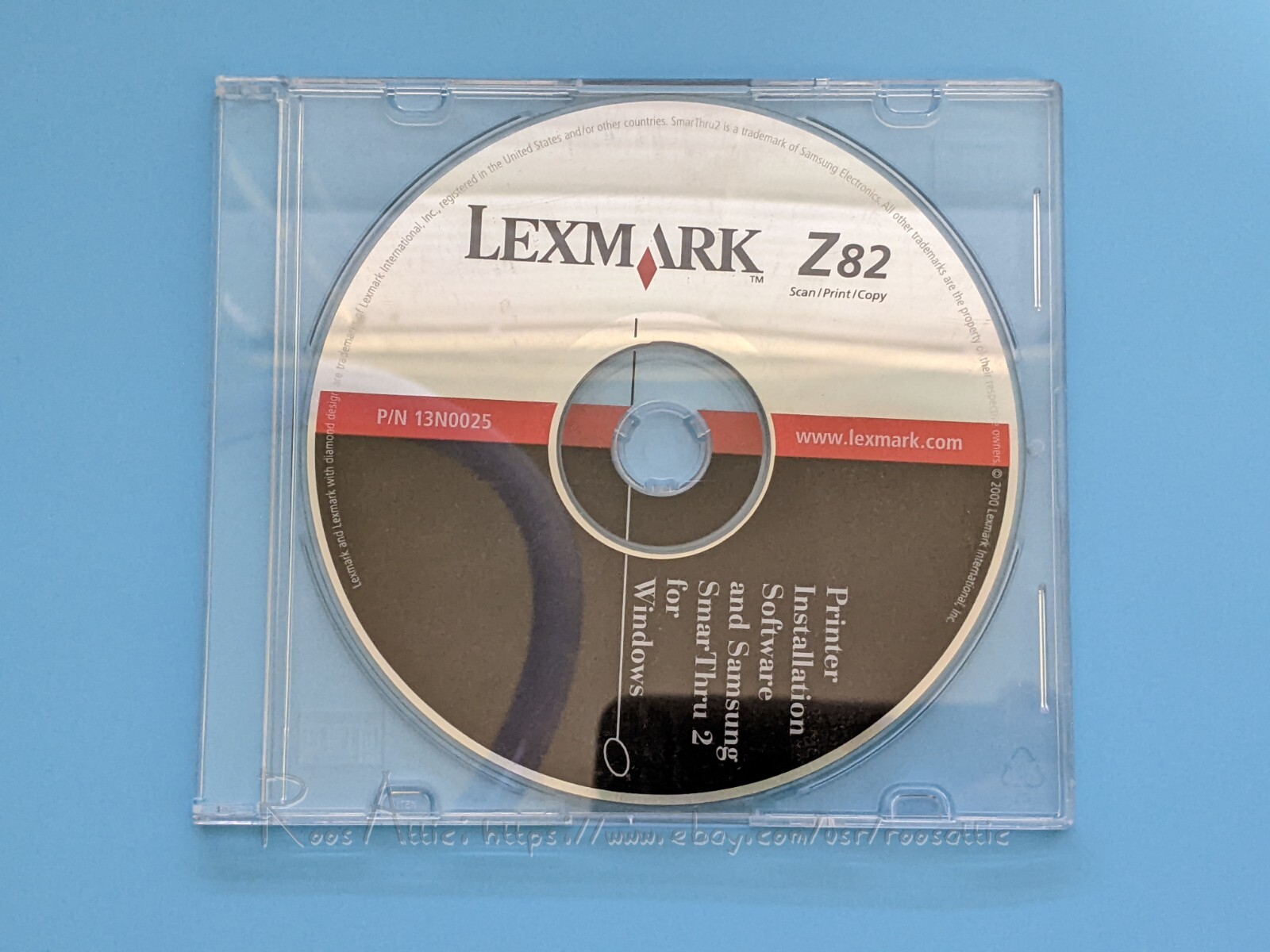 Lexmark Z82 User Guide / Manual / CD-ROM Install Software For Windows 2000