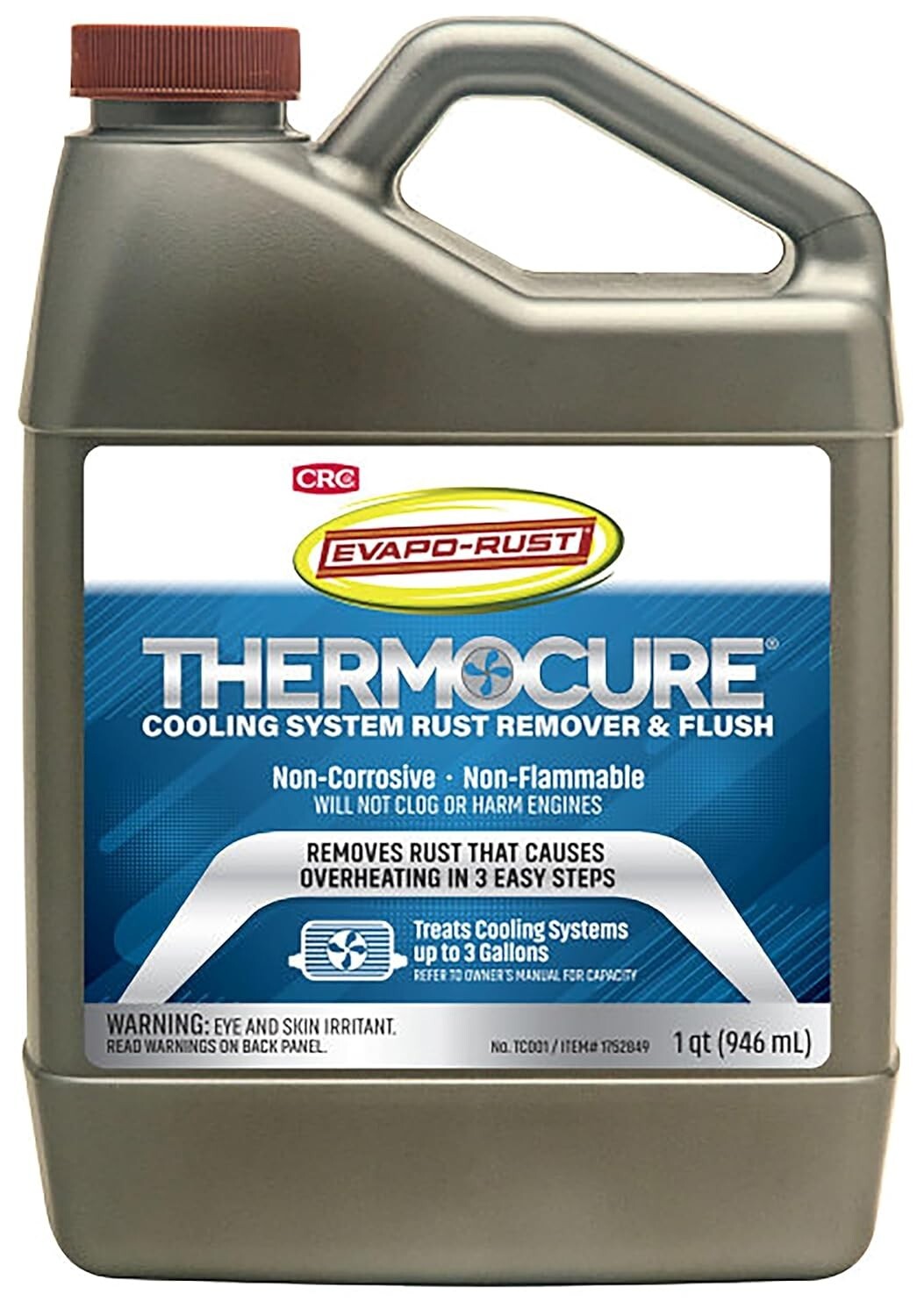Thermocure Coolant System Rust Remover Safely Removes Rust Cars Unscented 32 oz