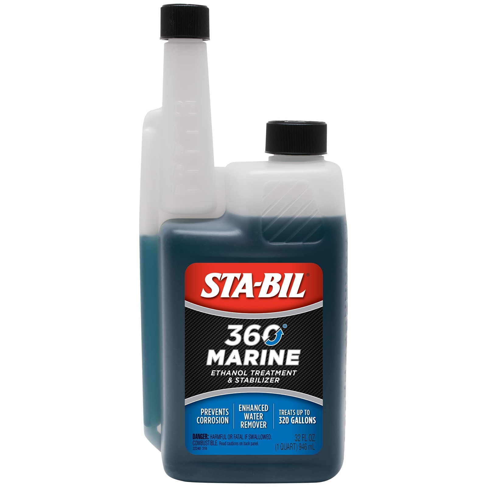 STA BIL 360 Marine Fuel System Cleaner 32 oz Ethanol Treatment and Stabilizer