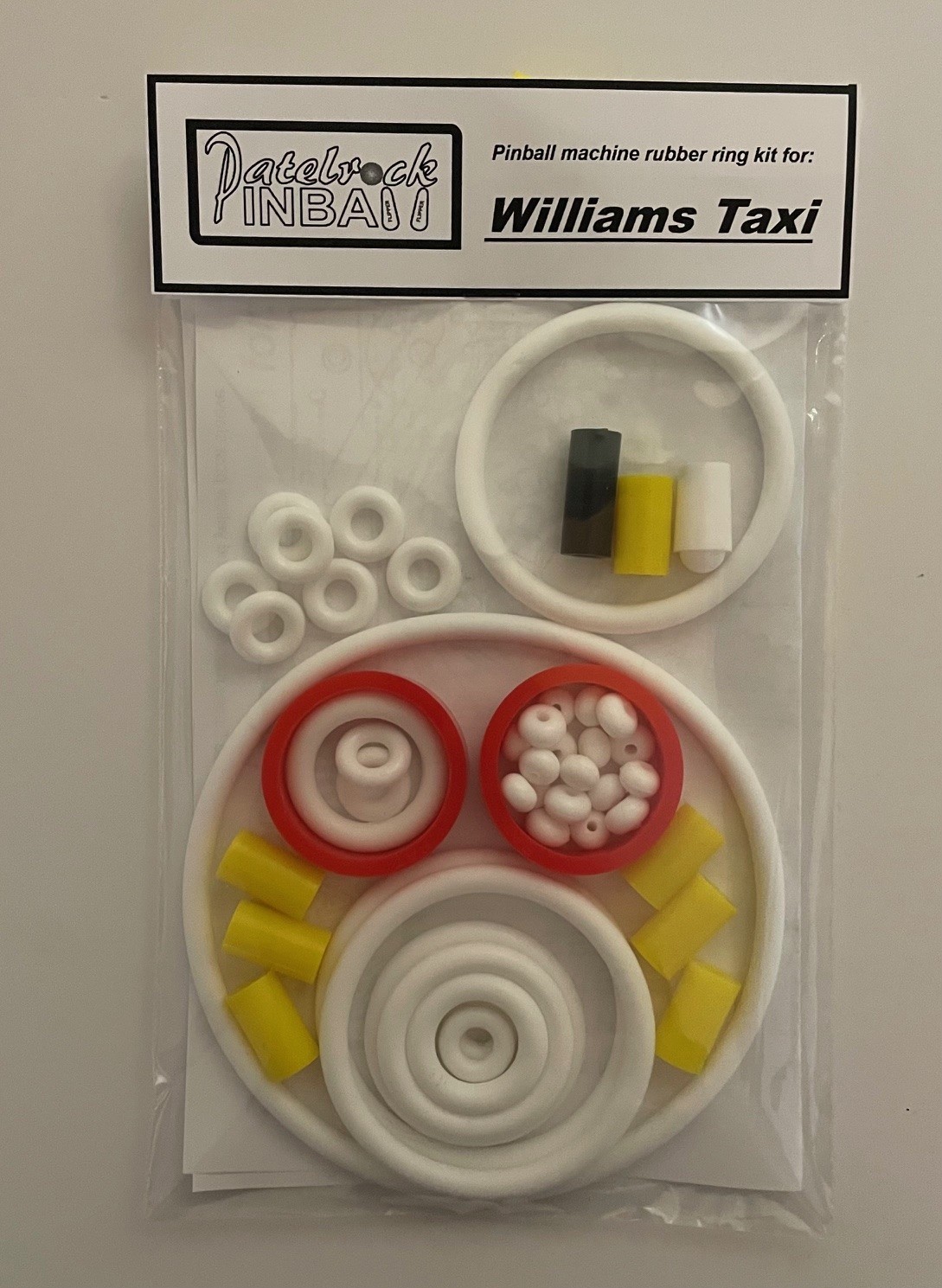 1988 Williams Taxi Pinball Machine Rubber Ring Kit