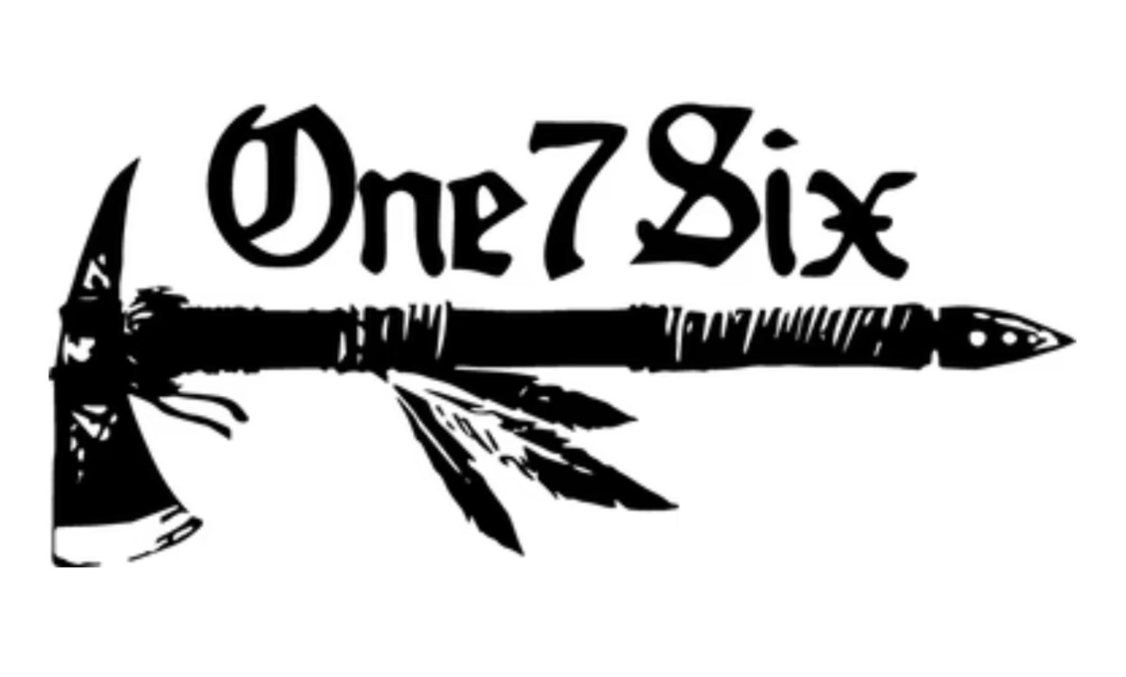 ONE 7 SIX TOMAHAWK Embroidered Patch Hook/Loop O7S FOG SupDef WRMFZY QILO