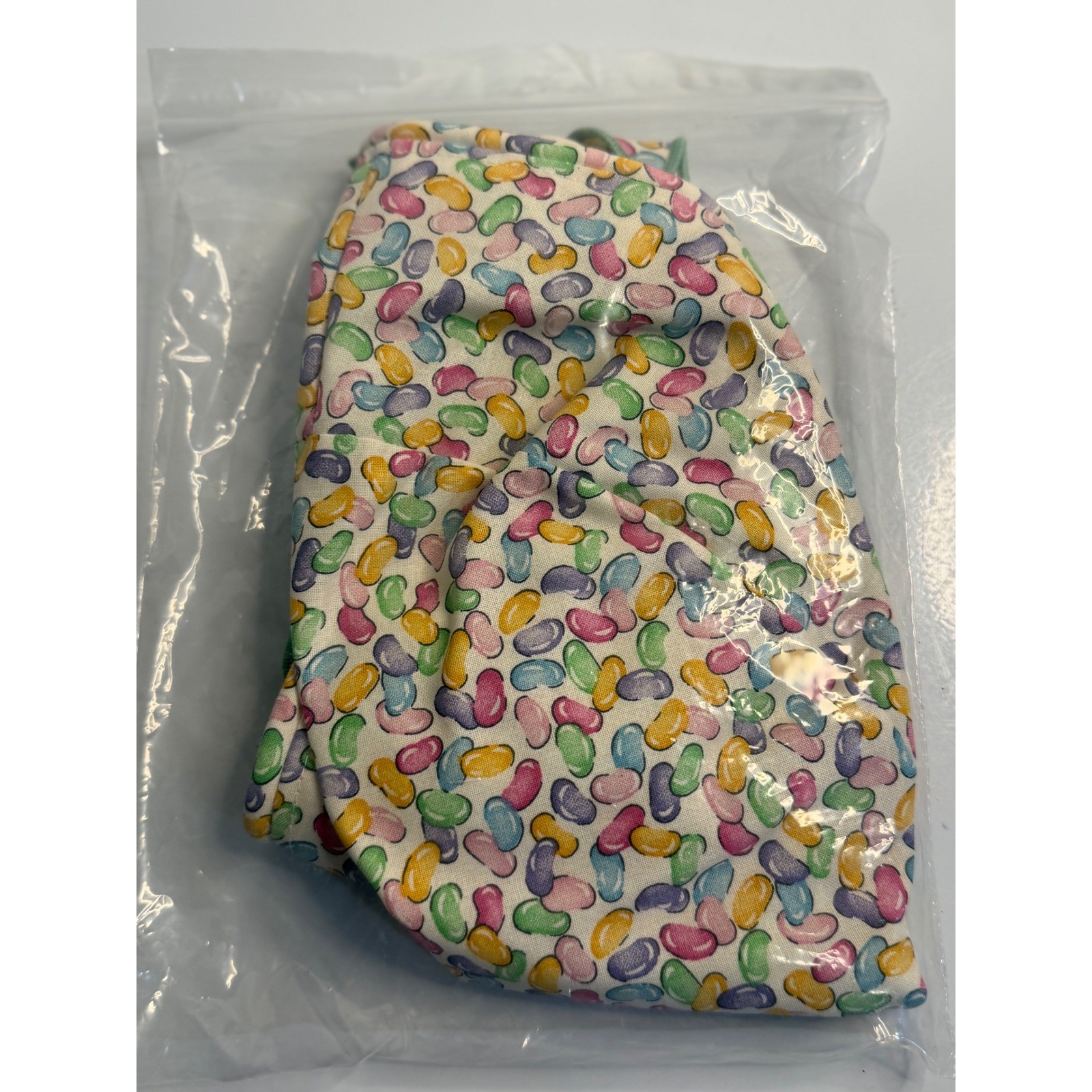 VTG Longaberger Basket Liner Multicolor Jelly Bean Large Easter 2001 Fabric