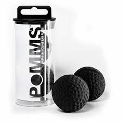 Pomms Equine Ear Plugs - Black Pair - Horse Size