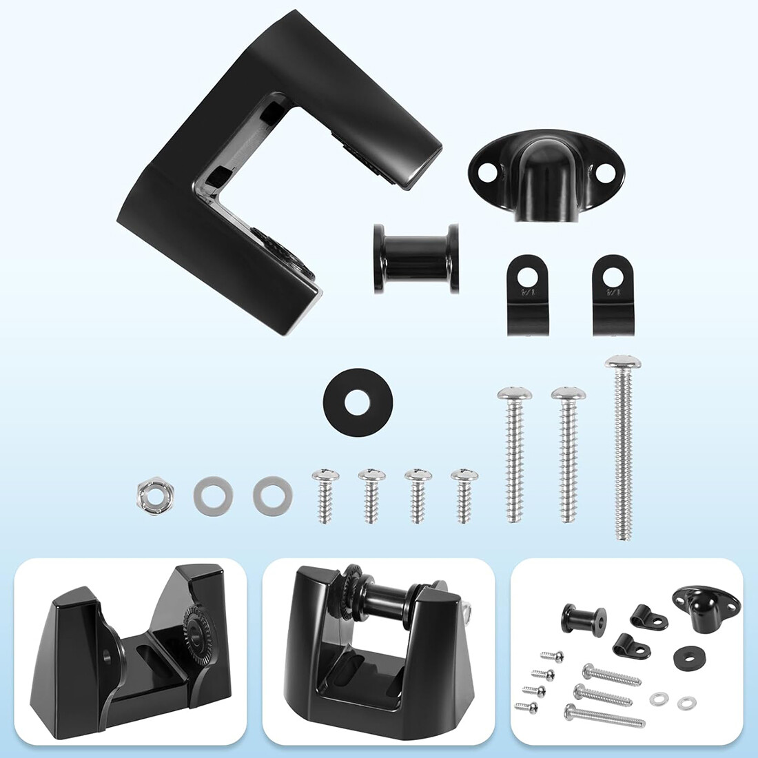 for Garmin Replacement Transom Transducer Mount Mounting Bracket 010-10272-00