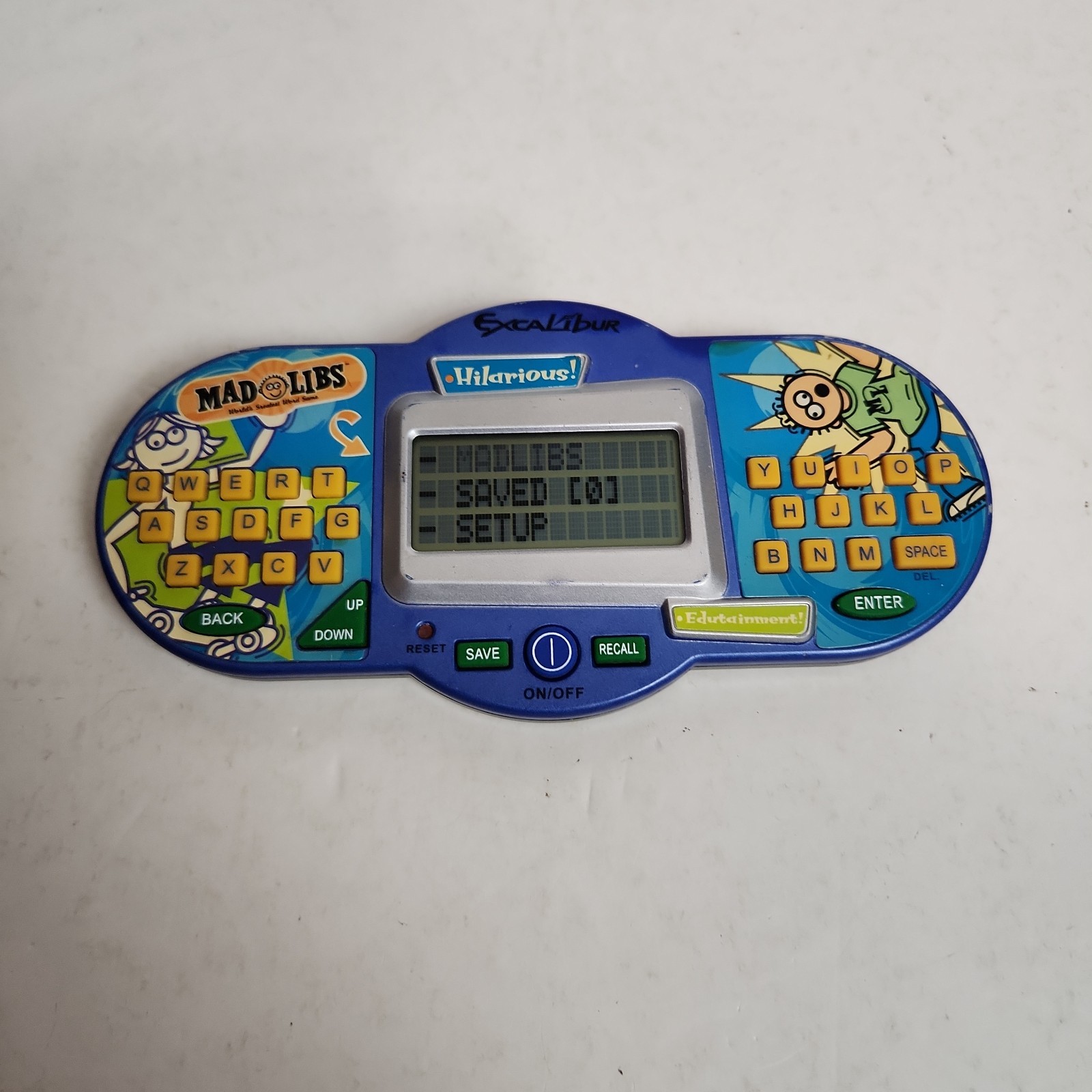 MAD LIBS Electronic Handheld Educational Vocabulary Game 2004 Excalibur