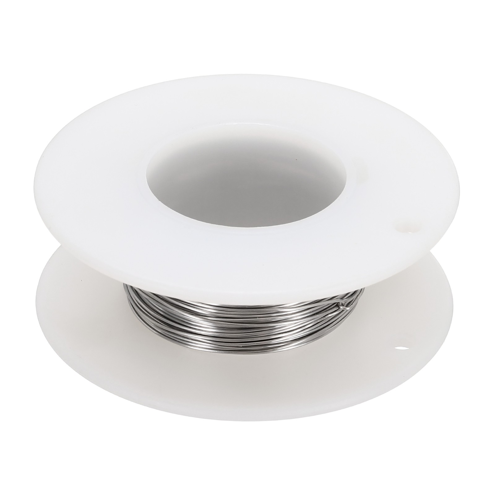 Cr20Ni80 Nichrome Wire 25 Gauge 13Ft Silver White 1 Pcs 0.45mm Metal Wire