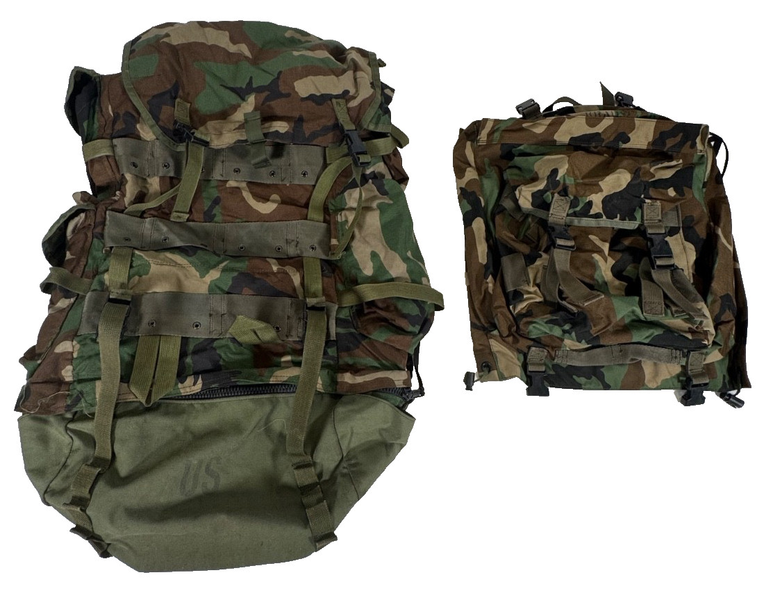 US Military CFP-90 Large Internal Frame Field & Patrol Pack Backpack Woodland