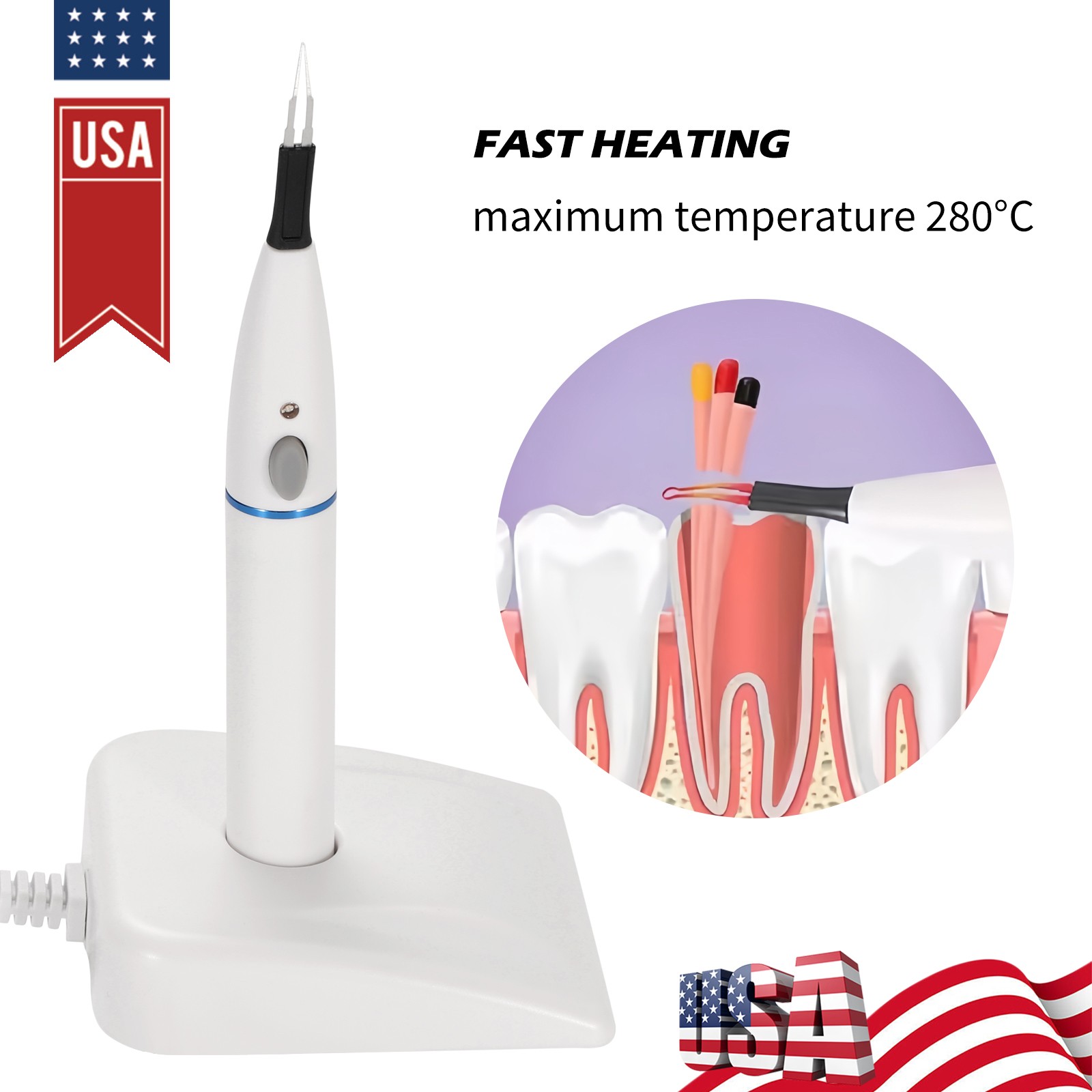 Dental Wireless Gutta Percha Obturation System Endo Tooth Gum Cutter