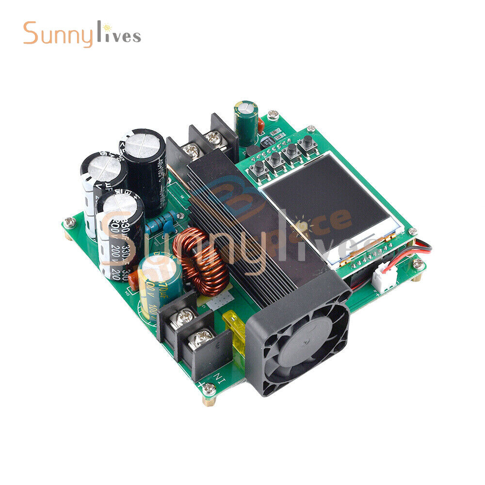 DC9V~60V 900W 15A CNC LCD Display Constant Current Voltage DC Boost Module New