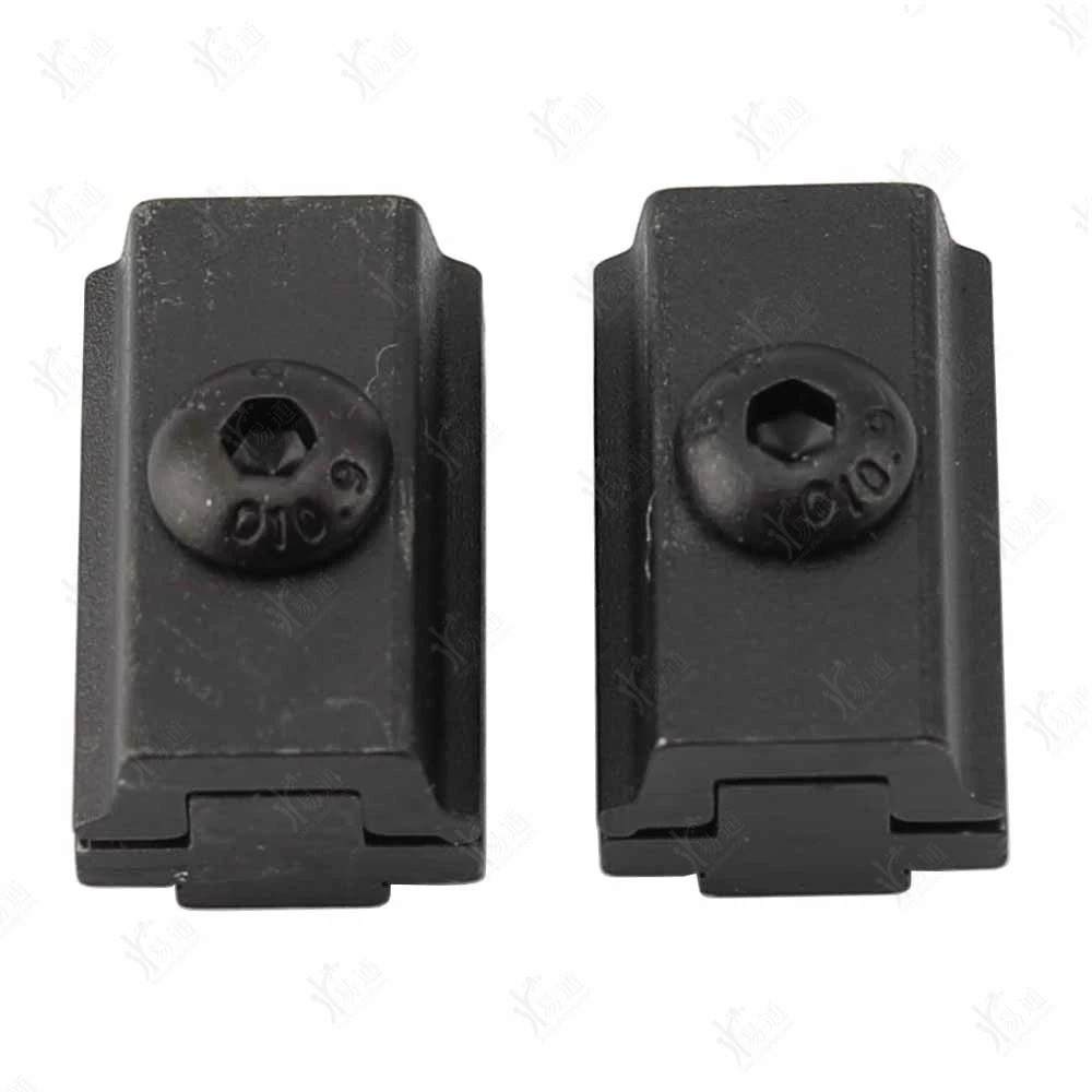 New Key Clamp 2pc Vertical Fixture Auxiliary Tooth Opening Locksmith Double-side