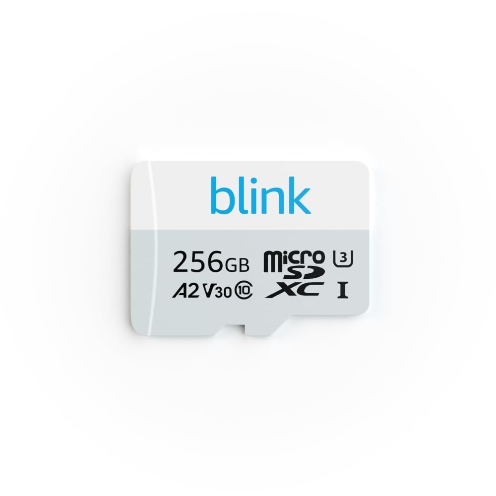 High-Capacity 256GB MicroSD Card for Local Video Storage with Sync Module XR