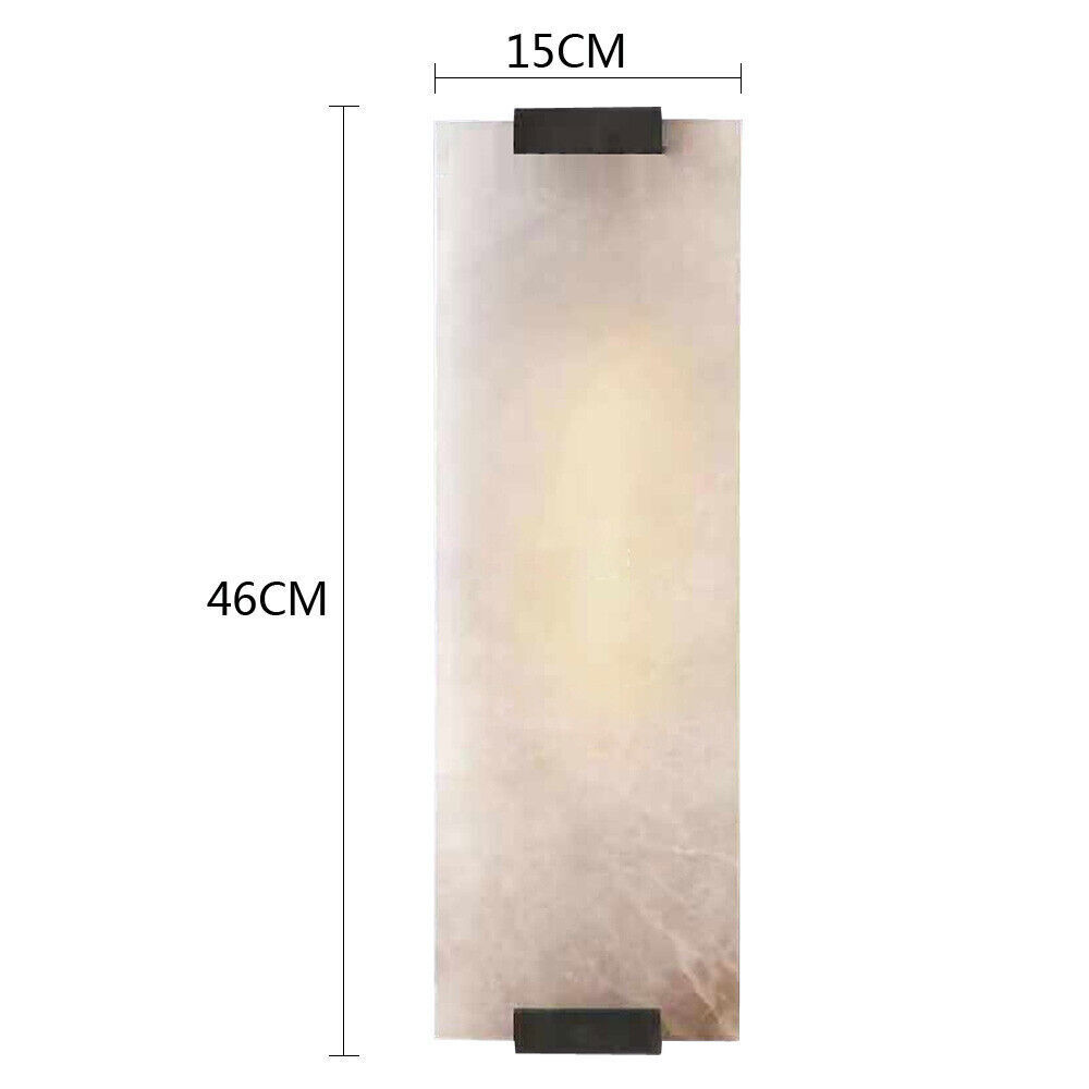 Wall Light Sconce Outdoor Modern Lamp Exterior Lights Rectangular Hand-Carved