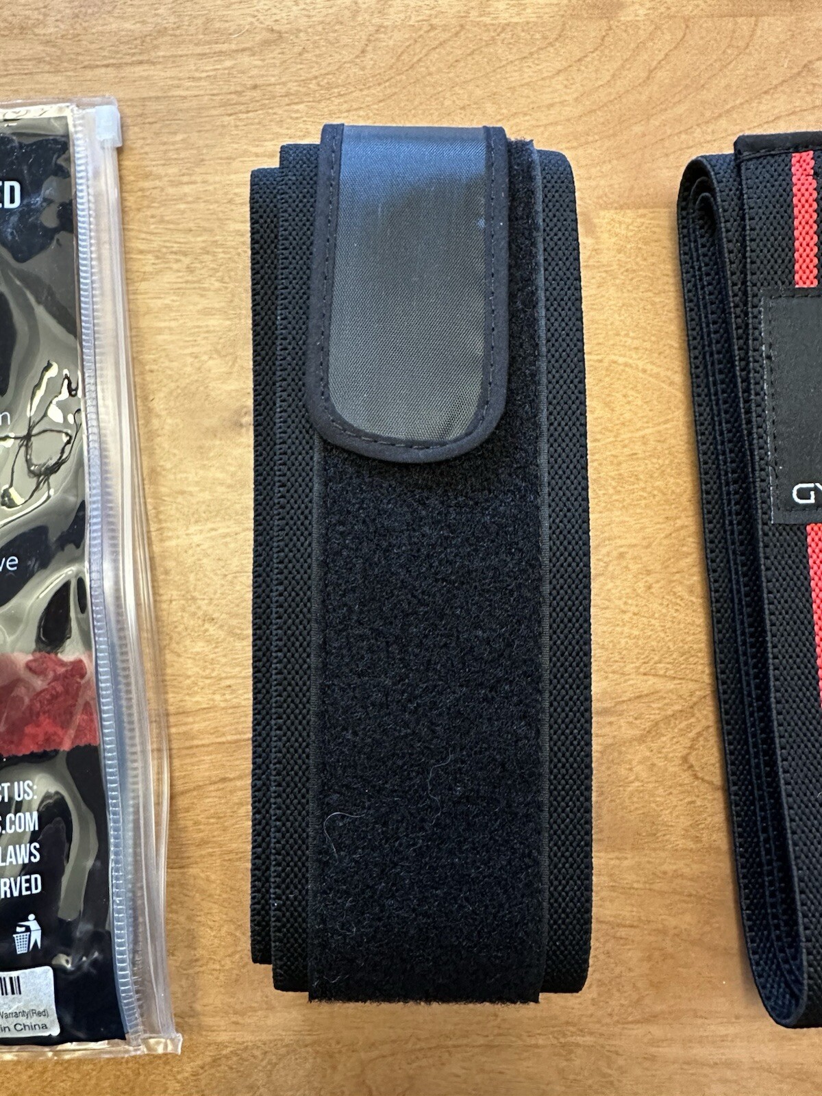 Knee Wraps (Pair) With Strap for Squats, Weightlifting, Powerlifting, Leg Press,
