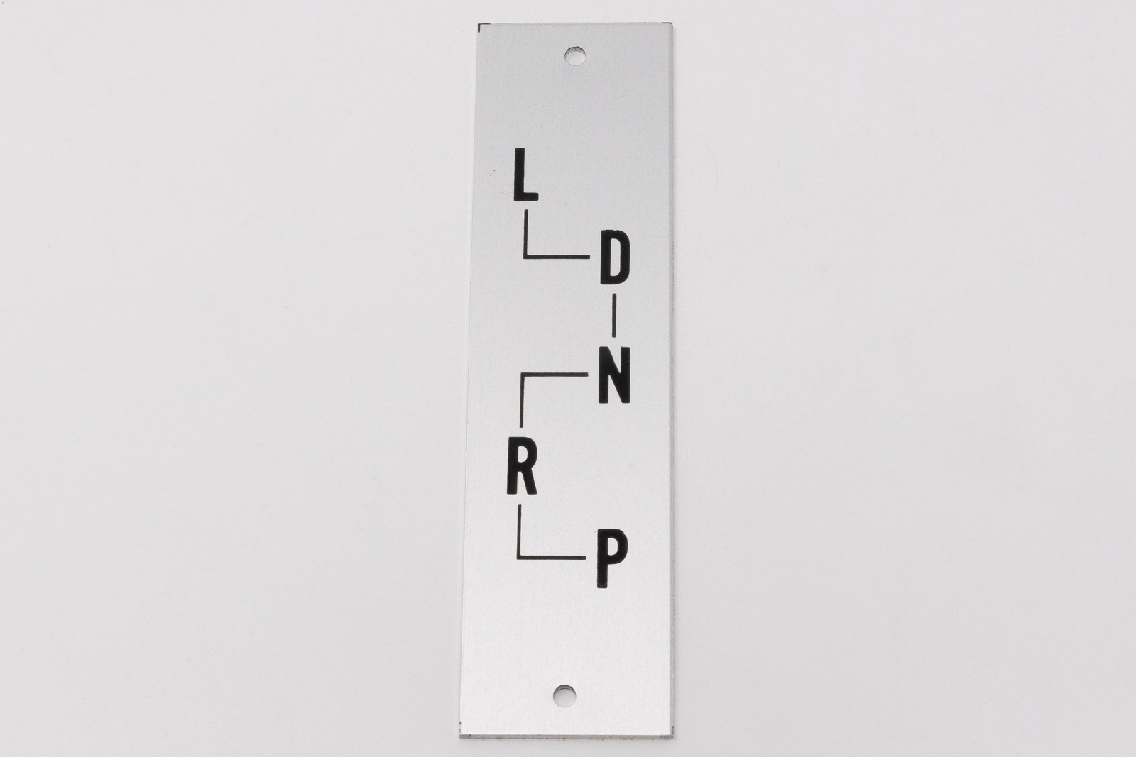 1958-1961 Chevrolet Chevy Corvette Shift Pattern Indicator Plate  for Automatic