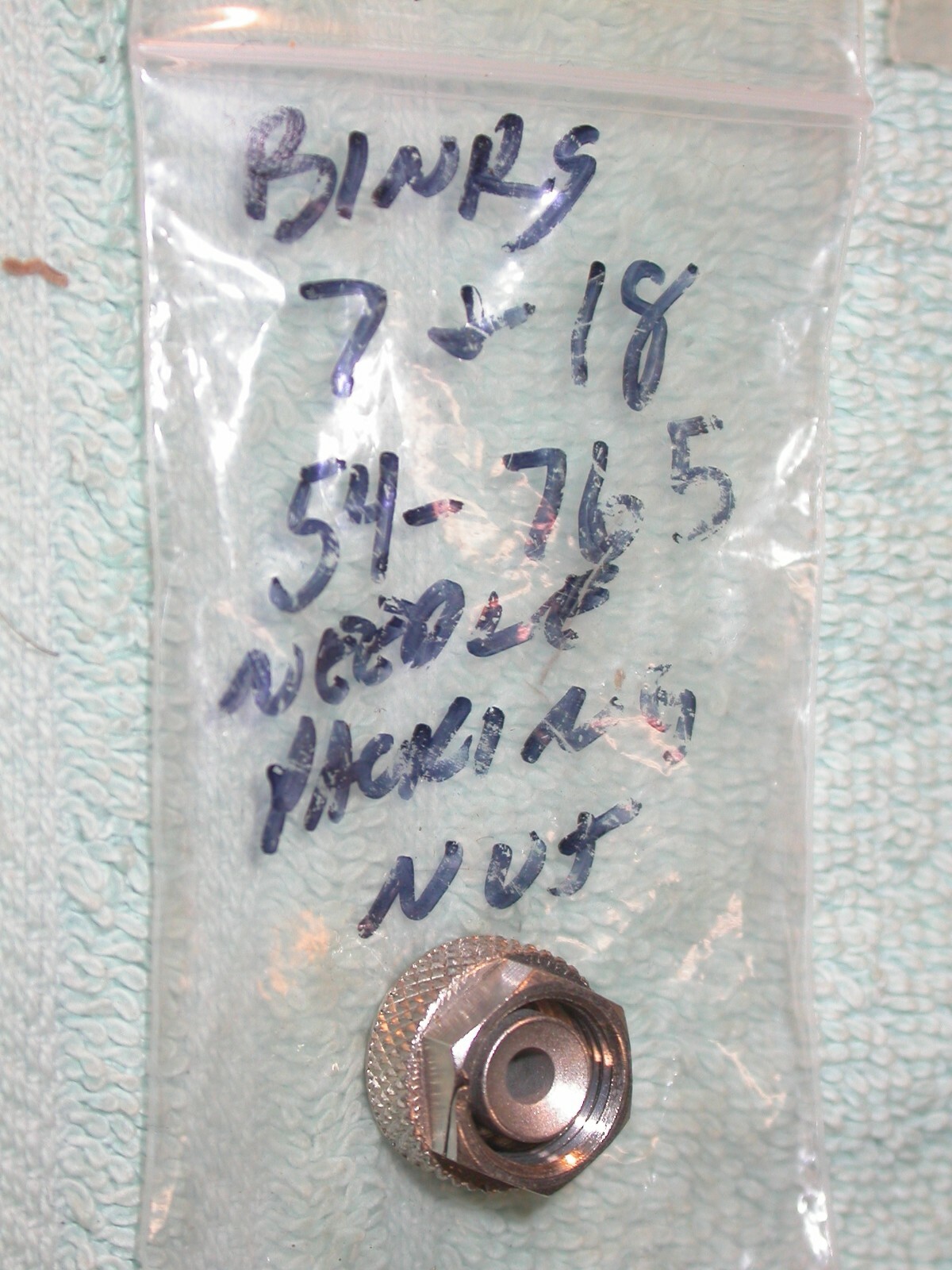 Binks 54-765 Needle Valve Packing Nut Model 7 and 18 NOS