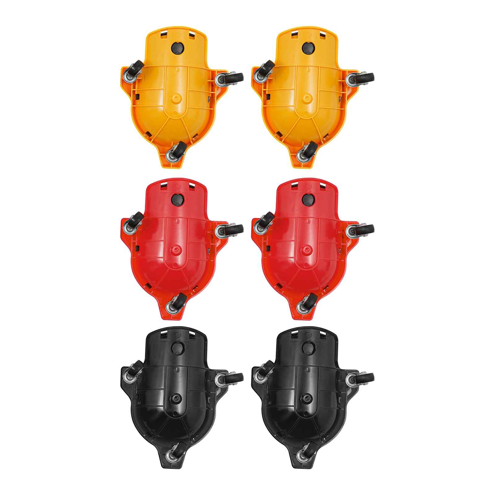 Rolling Knee Pads With 3wheels Flexible Sliding Knee Pads With Adjustable Straps