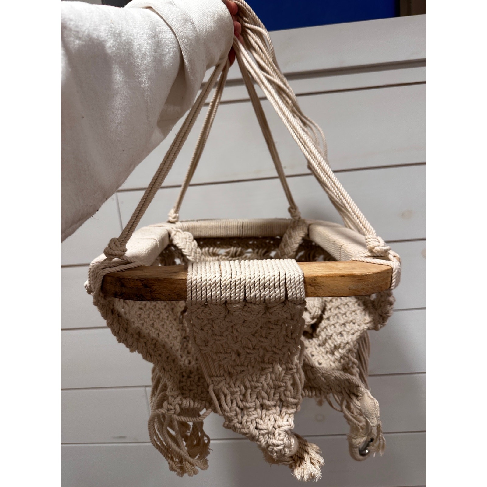 Finn + Emma Baby Macrame Swing NWOT