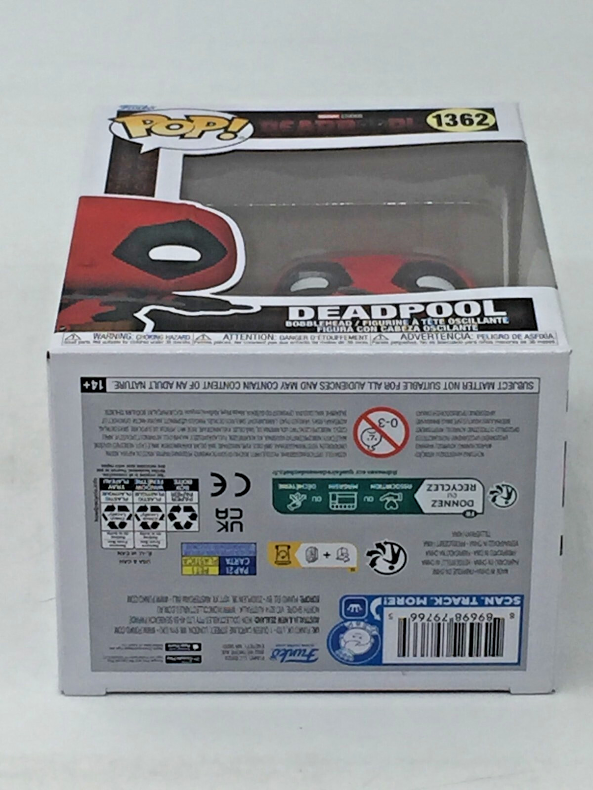 Funko Pop! Merc with a mouth Marvel Deadpool #1362 with Pop Protector