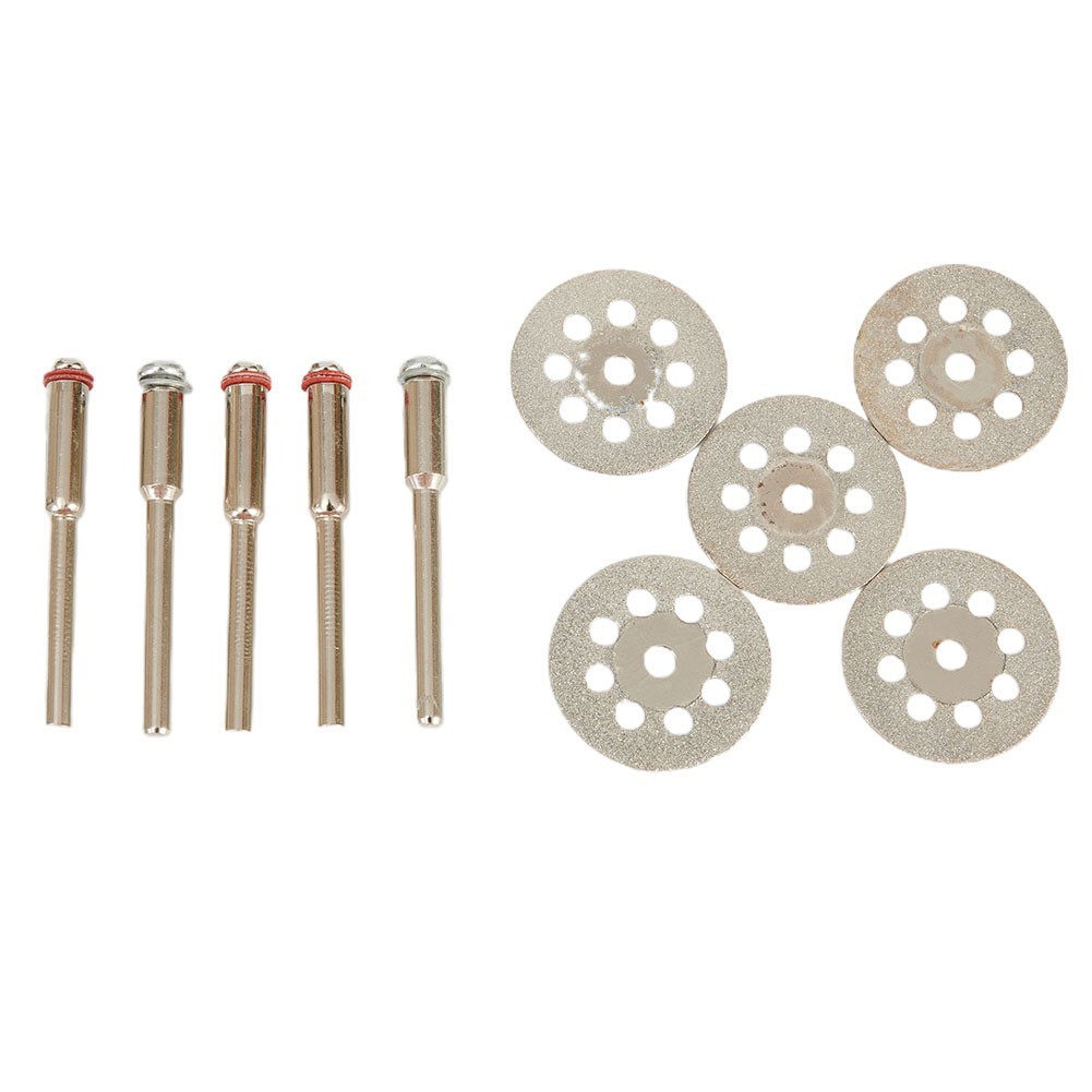60X Cutting Disc Sanding Wheel Saw Cutter Mandrel Set Rotary Tool Accessories