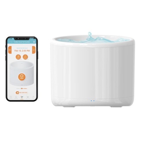 Purrflow Smart Cat & Dog Water Fountain: Automatic Dog and Cat Water Dispenser