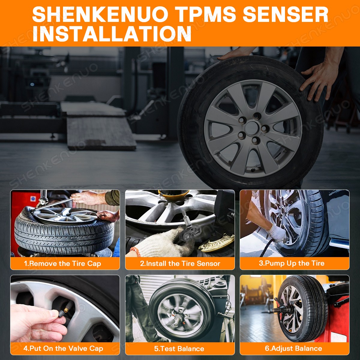 PACK TPMS Tire Pressure Sensor For MERCEDES A0009053907 A0009054100 A0009057200