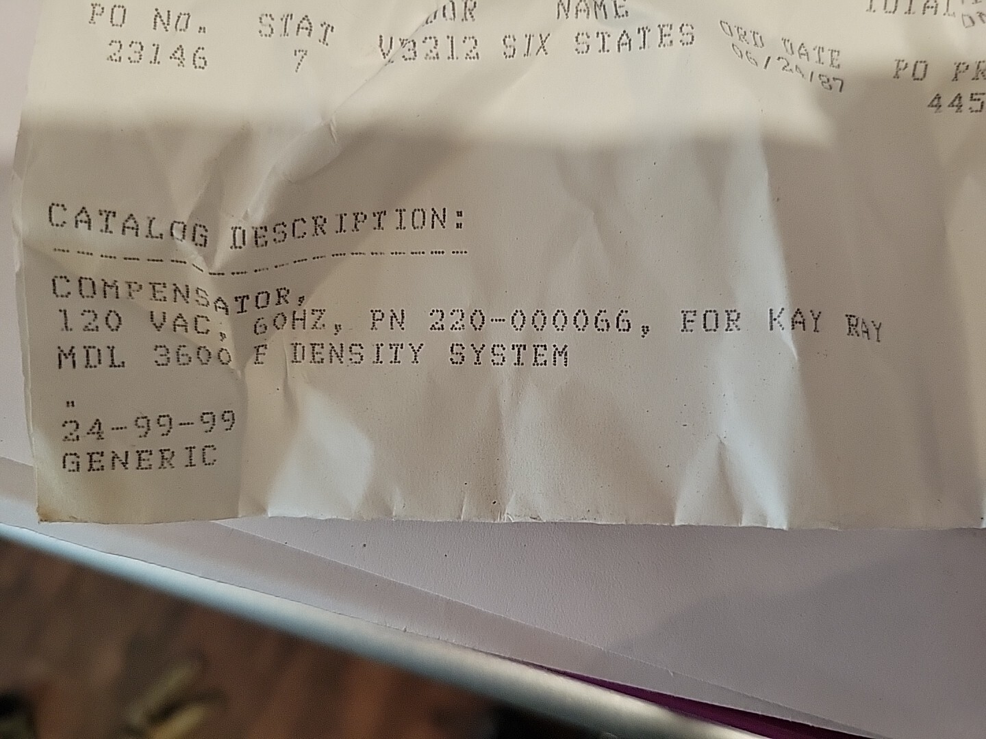 220-000066 - MDL 3600 F Density System
