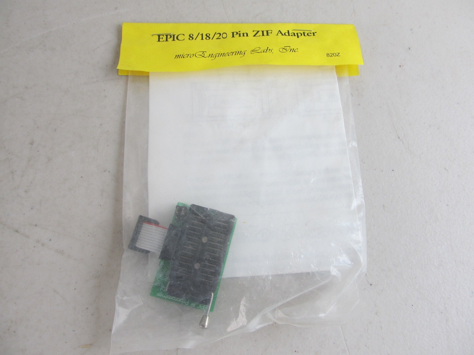 EPIC 8/18/20 Pin ZIF Adapter microEngineering Labs Inc. 820Z