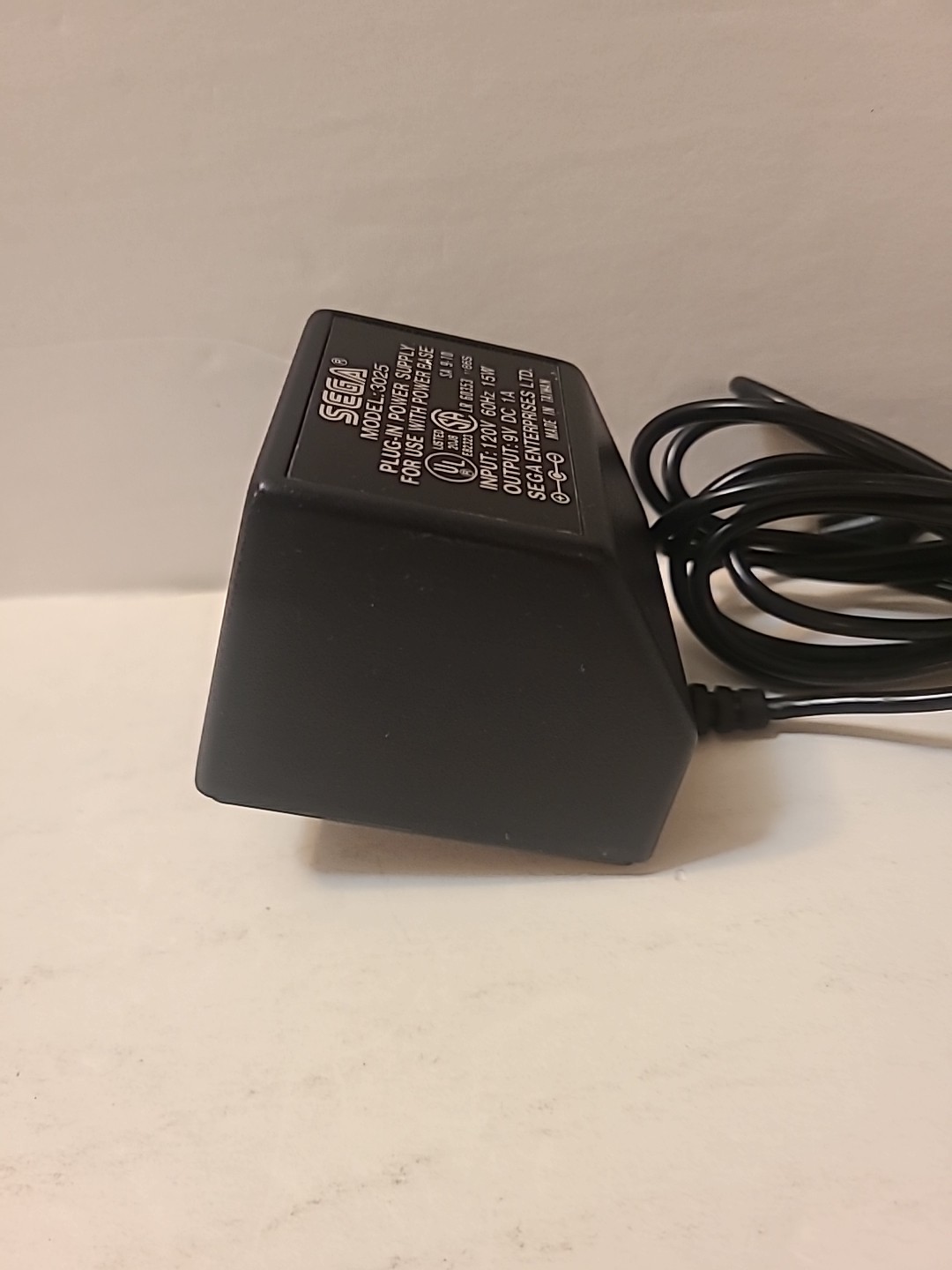 Original SEGA Master System Power Supply Model 3025 Authentic Tested And Working