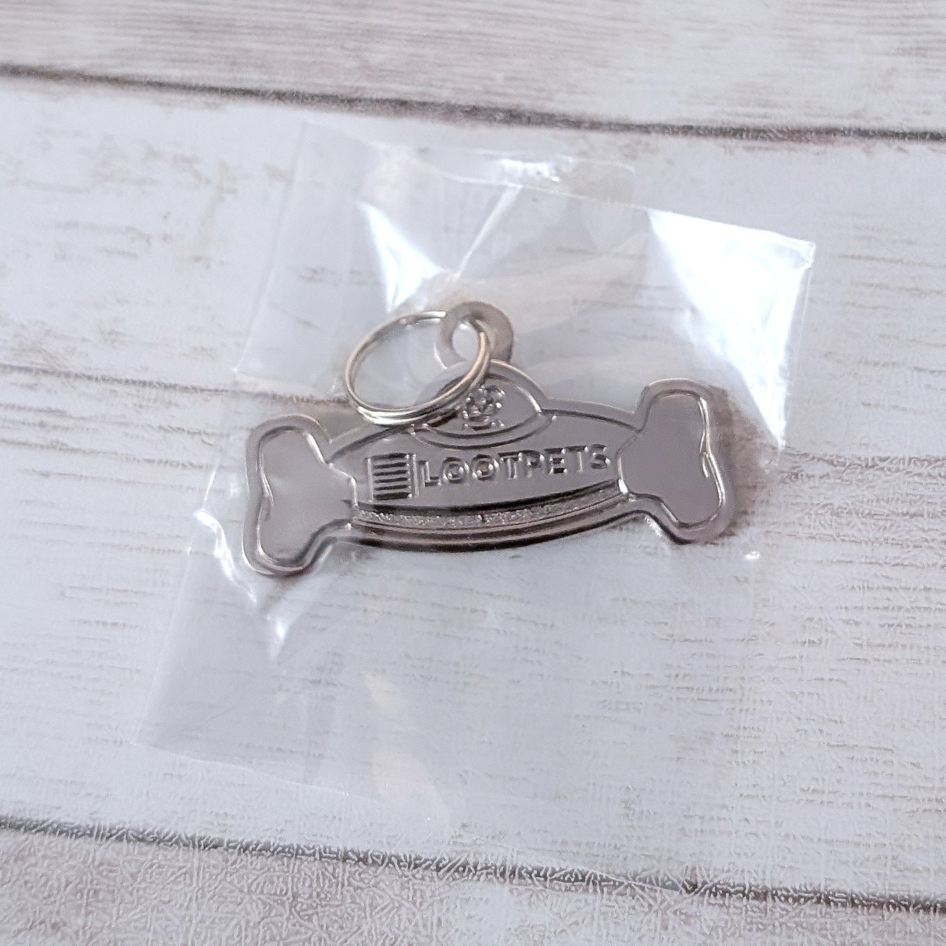 LootPets Silver Tone Pet Tag - New & Sealed
